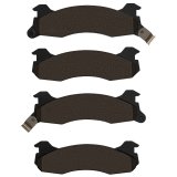 R1 82-90 Mercury Capri Rear Semi Met Brake Pads thumbnail 1