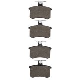 R1 80-01 Audi V8 Quattro Rear Semi Met Brake Pads thumbnail 1