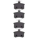R1 80-01 Audi V8 Quattro Rear Semi Met Brake Pads thumbnail 2