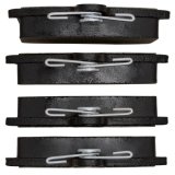 R1 80-01 Audi V8 Quattro Rear Semi Met Brake Pads thumbnail 3