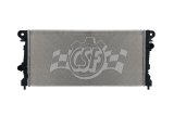 CSF Radiators 3961 Radiator, Aluminum/Plastic, Natural, Crossflow, Upper Passenger Side Inlet, Lower Driver Side Outlet, Turbocharged, Ford, Each thumbnail 2