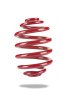 Pedders Lowering Springs PED-2643 Springs, Rear, Coil, Red Powdercoated, Pontiac, Each thumbnail 4