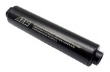 AEM Universal High Flow -10 AN Inline Black Fuel Filter thumbnail 1