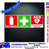 Fire First Aid AED Kit Sticker thumbnail 2