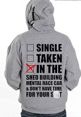 Race Car Hoodie - Medium thumbnail 1