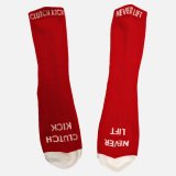 Clutch Kick Never Lift Socks - Red thumbnail 1