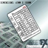200SX Fusebox Sticker Translation Wiring Fuse English Vinyl For Nissan thumbnail 1